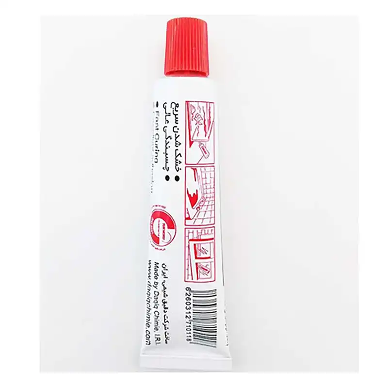 چسب سیلیکون کاسپین مدل shafaf 01  حجم 30 میلی لیتر مجموعه 3 عددی