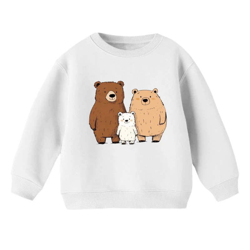 سویشرت بچگانه مدل خرس خانواده کد v41 