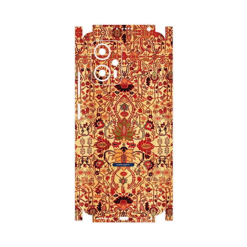 برچسب پوششی ماهوت مدل Persian_Carpet_Yellow-FullSkin مناسب برای گوشی موبایل شیائومی Poco X4 GT