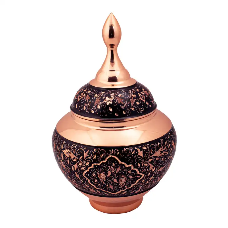 شکلات خوری مسی مدل الماس تراش کد sib-02