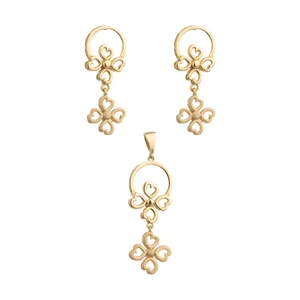 نیم ست طلا 18 عیار زنانه مایا ماهک مدل MS0563