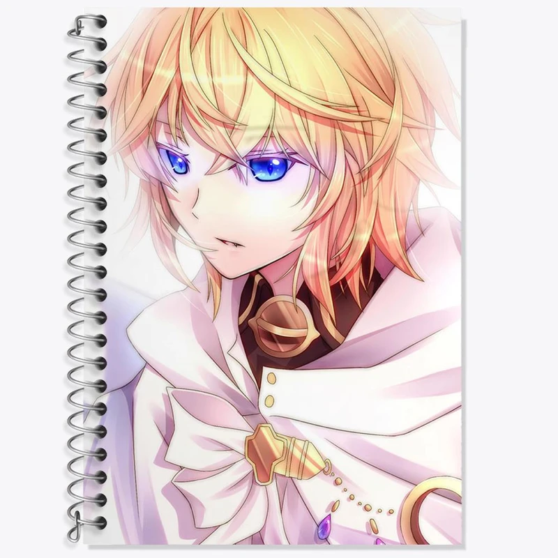 دفتر لغت 50 برگ خندالو مدل میکائیل هیاکویا انیمه اسرافیل پایانی کد 12657