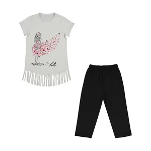 ست تی شرت و شلوارک دخترانه سون پون مدل 1391736-01