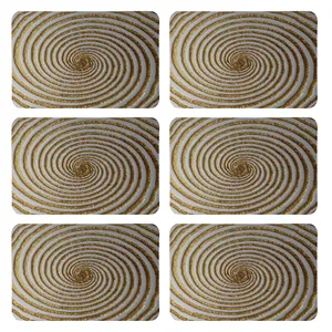 زیربشقابی طرح کلاسیک کد 8852 بسته 6 عددی 