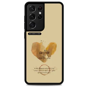 AKAM AMC-WSGS21U-COFFEE-15 Cover For Samsung Galaxy S21 Ultra