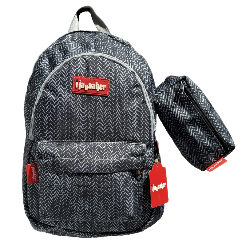 کوله پشتی مدرسه آی جواهر مدل X16 به همراه جامدادی