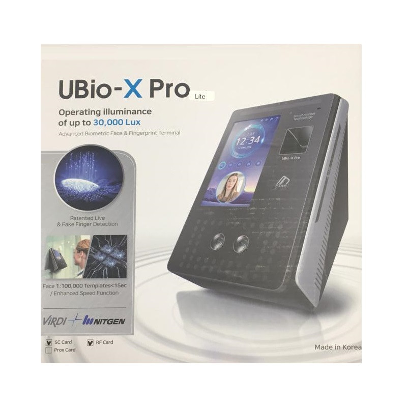 دستگاه کنترل تردد ویردی مدل Ubio-X Pro Lite