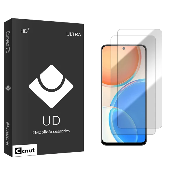 محافظ صفحه نمایش شیشه ای کوکونات مدل UDB UltraMIX2106 مناسب برای گوشی موبایل آنر X8 بسته دو عددی