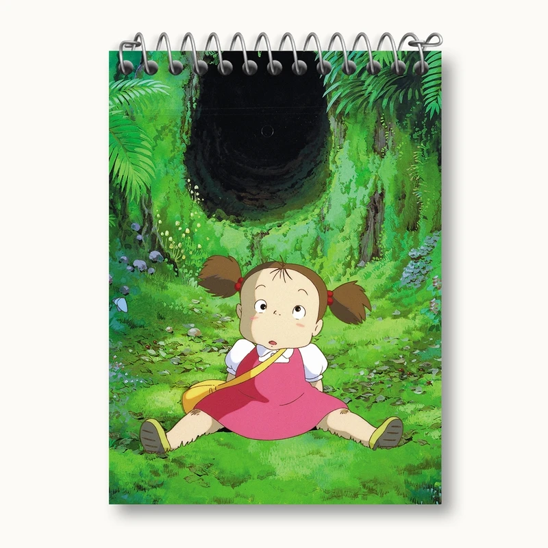 دفتر یادداشت 50 برگ خندالو مدل انیمه توتورو Totoro کد 4546