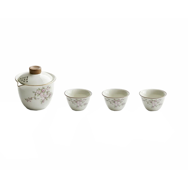 سرویس چای خوری 4 پارچه 3 نفره مدل ایوو