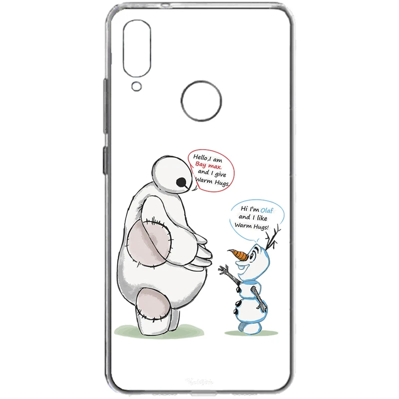 کاور مدل Olaf & Baymax مناسب برای گوشی موبایل هوآوی Y9 2019 / آنر 8X