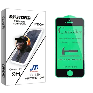 JF Diamond glass Ceramics Screen Protector For Apple اپل iPhone 5s
