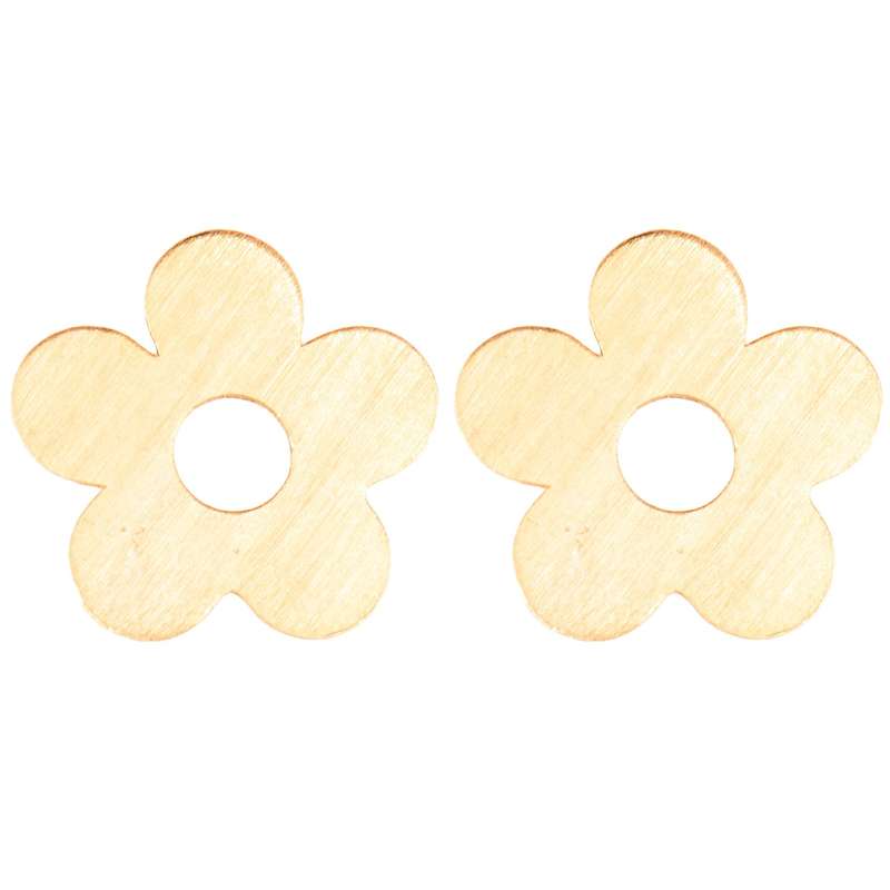 گوشواره طلا 18 عیار رزا مدل EG34