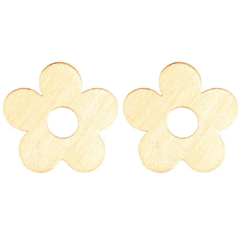 گوشواره طلا 18 عیار رزا مدل EG34