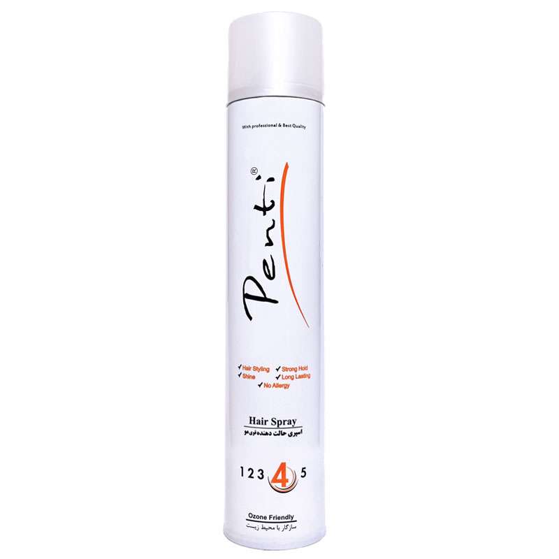 اسپری حالت دهنده مو پنتی مدل شاین حجم 500 میلی لیتر