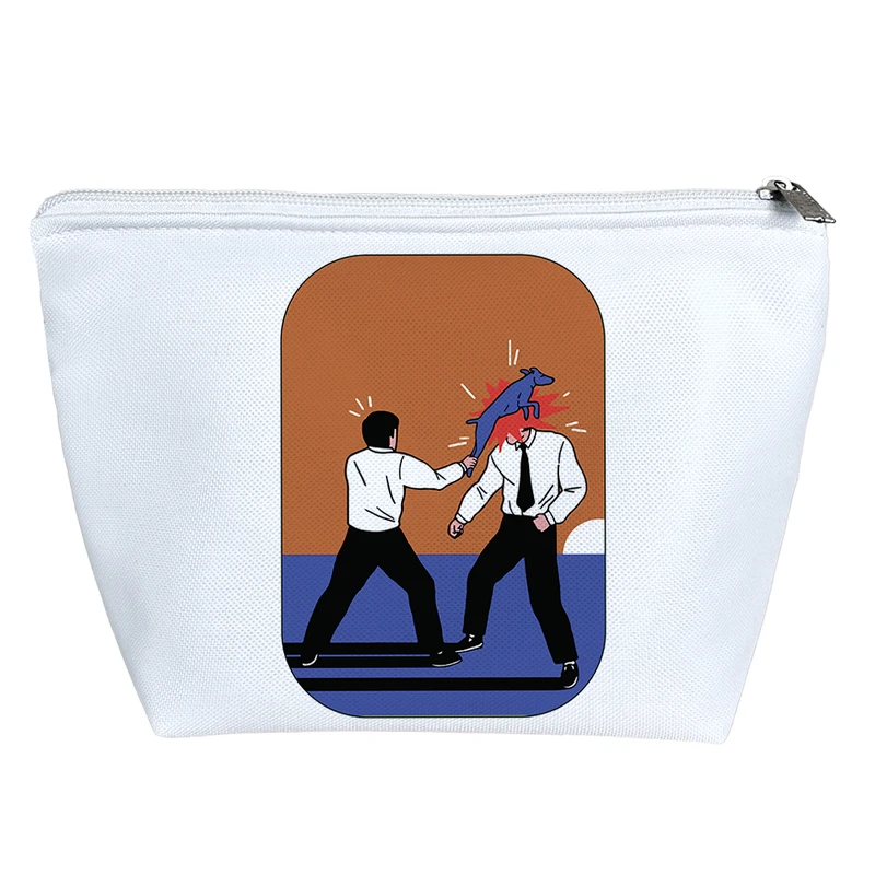 کیف لوازم آرایش دخترانه خندالو مدل جدل کد 7830