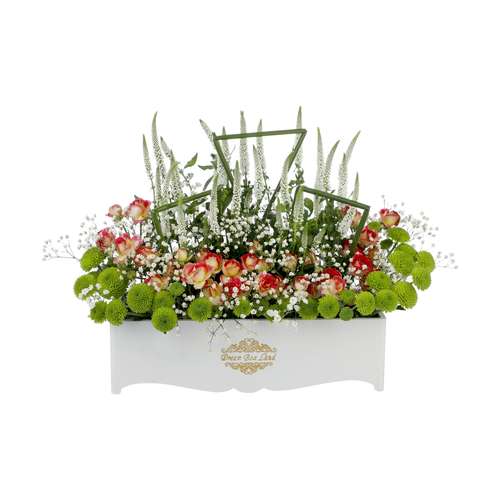 باکس گل طبیعی مدل مینیاتوری