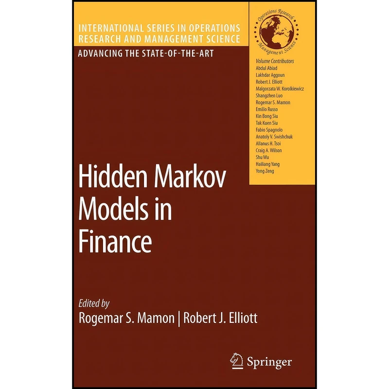 کتاب Hidden Markov Models in Finance اثر جمعي از نويسندگان انتشارات Springer