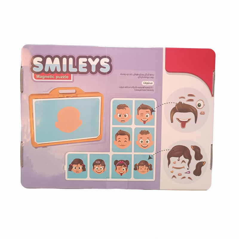 بازی آموزشی مدل جورچین شکلک ها