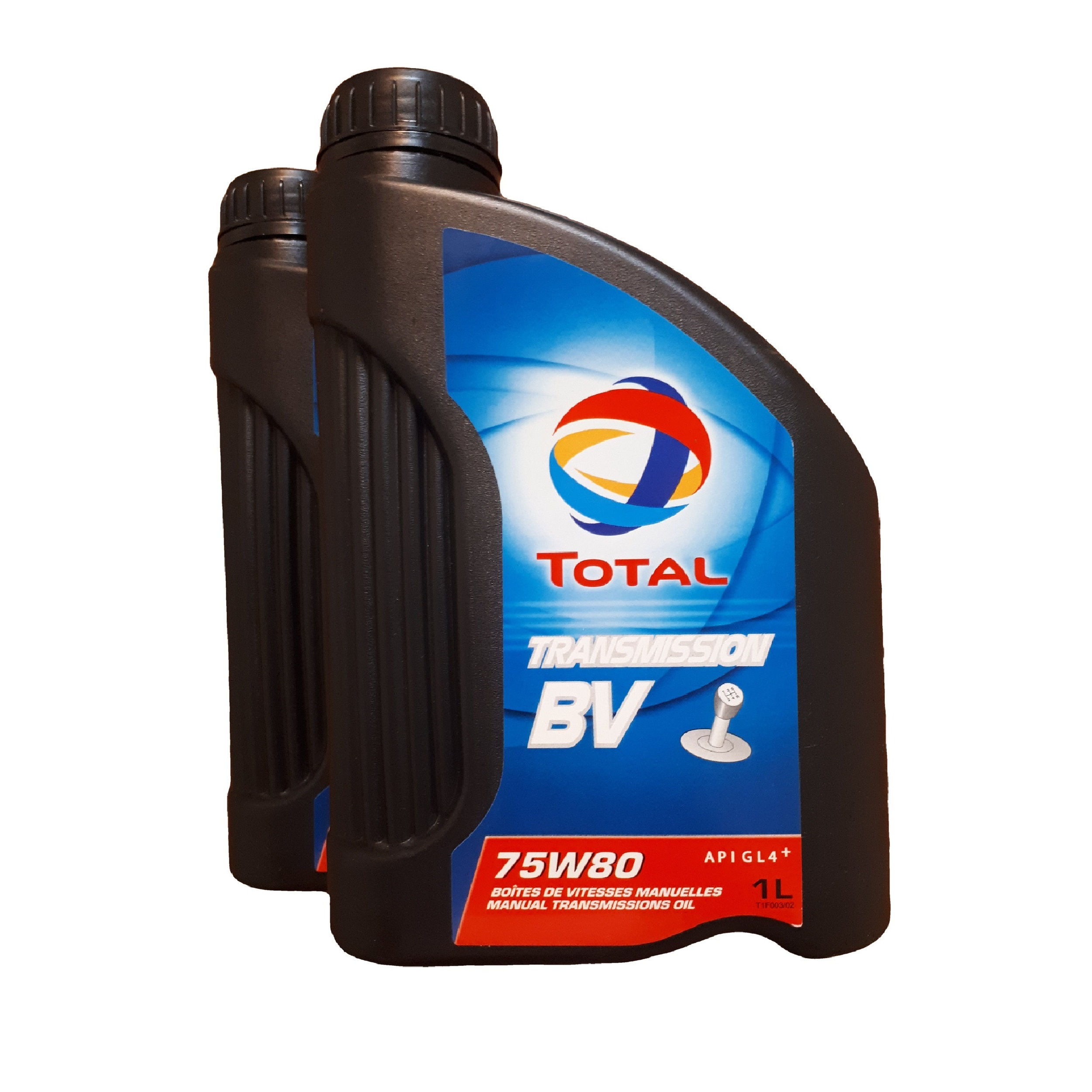 روغن گیربکس خودرو توتال مدل 75W-80 Transmission BV حجم 1 لیتر بسته 2 عددی