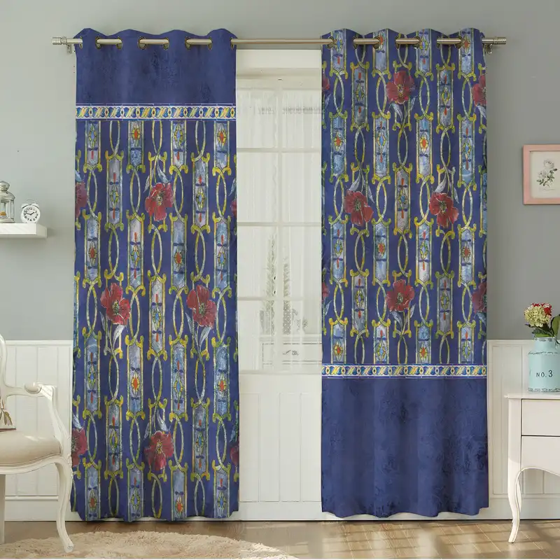 پرده نیروانا طرح مدرن   مدل مخمل کد 4875سایز 140×280 سانتی متر