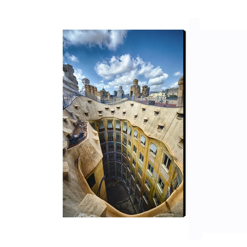 تابلو شاسی عرش طرح گردشگری اسپانیا مدل کازا میلا یا خانه میلا کد As6300