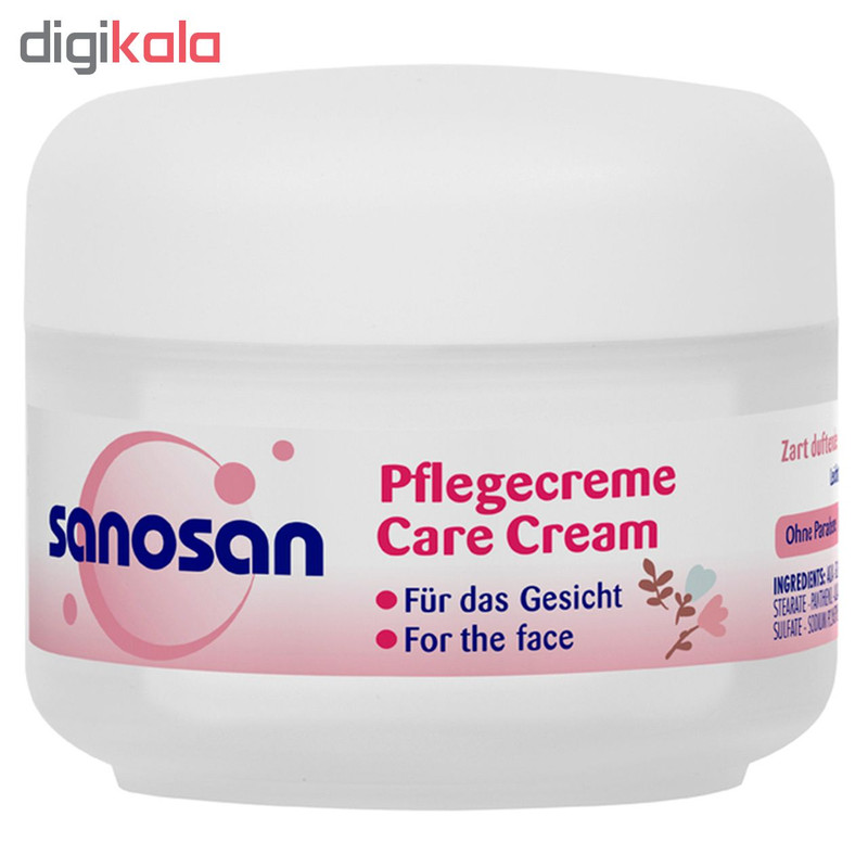 کرم مراقبتی صورت سانوسان مدل Care Cream حجم 50 میلی لیتر