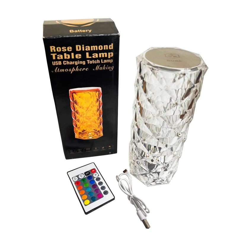 آباژور رومیزی کیوب مدل لمسی Diamond AXFU176 عکس شماره 14