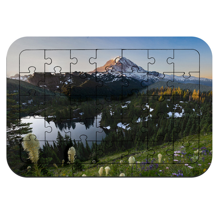 پازل 35 تکه طرح جنگل و کوهستان مدل NI1437