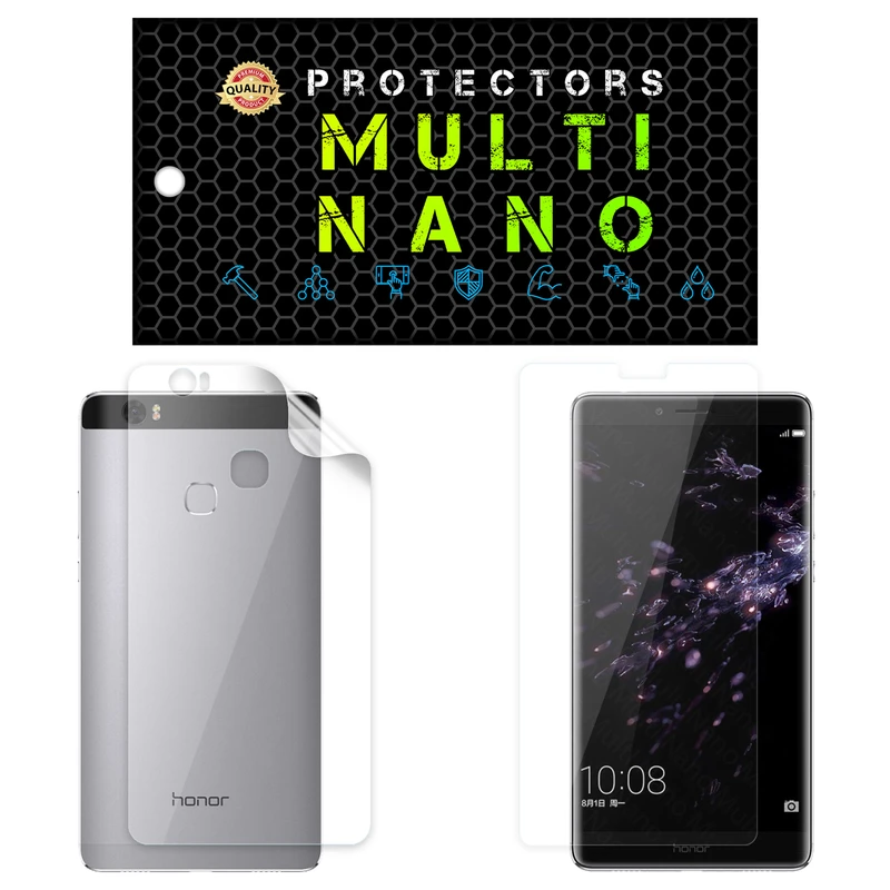  محافظ صفحه نمایش مولتی نانو مدل X-SFT مناسب برای گوشی موبایل آنر Note 8 به همراه محافظ پشت
