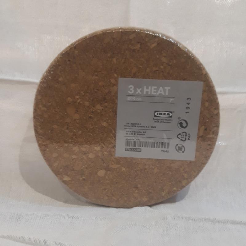 زیر قابلمه ایکیا مدل HEAT بسته 3 عددی