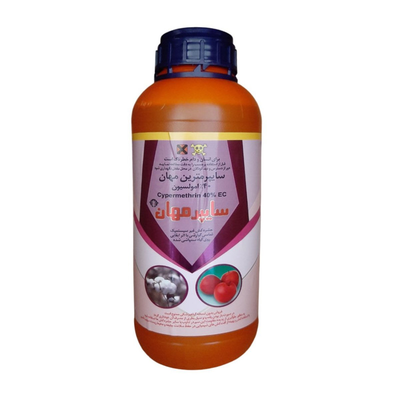حشره کش سایپرمترین 40% مهان مدل ریپکورد حجم 1 لیتر