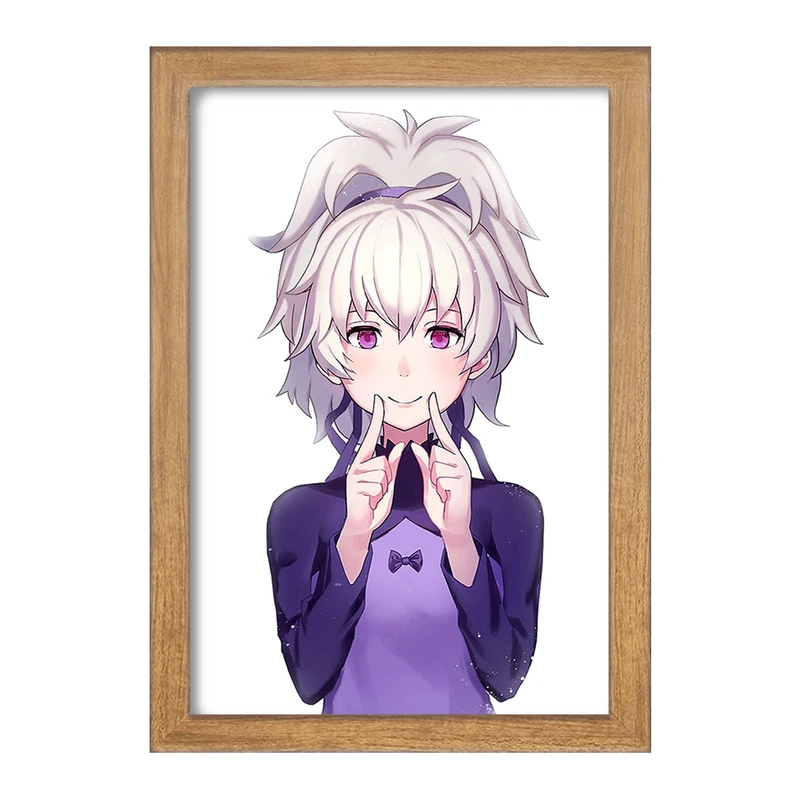 تابلو خندالو مدل یین انیمه تاریکتر از سیاهی Darker Than Black کد 23452