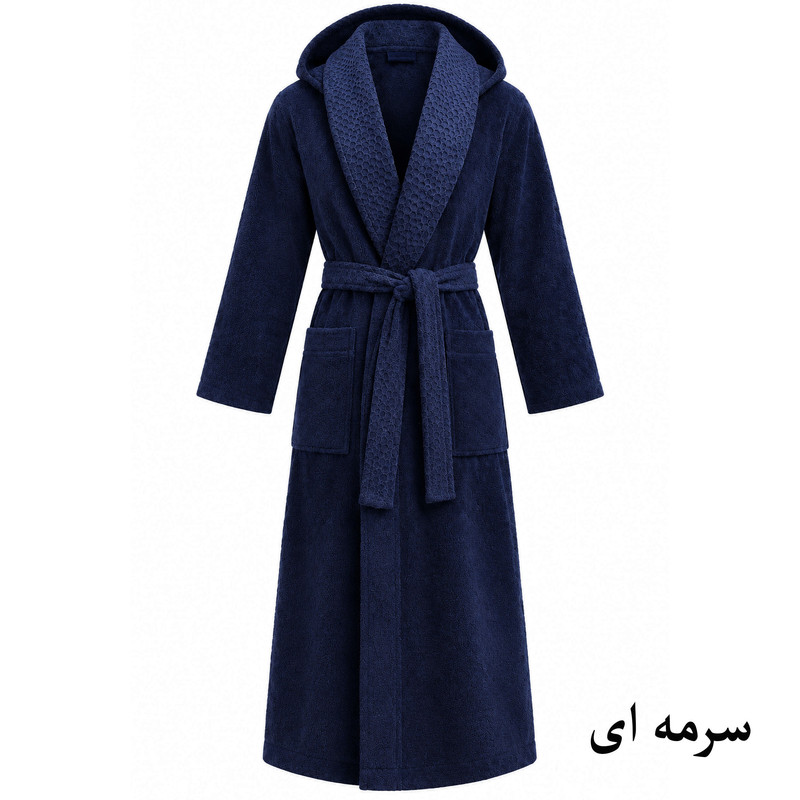 حوله پالتویی پودیران بافت مدل افرا سایز 125 مناسب برای قد 155 الی 183 سانتی متر
