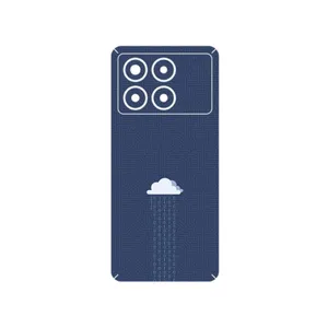 MAHOOT Minimal Data Cloud Cover Sticker for Xiaomi Poco X6 Pro