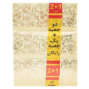 دستمال کاغذی 100 برگ بی تا مدل BI_RO-ZNOKHODi--ATI300 بسته 3 عددی