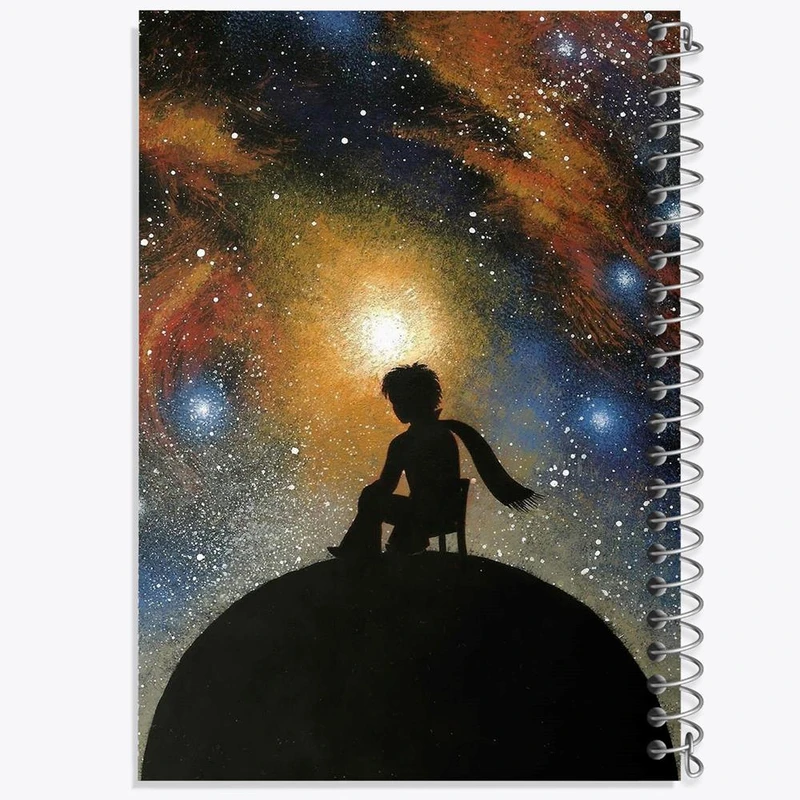 دفتر شطرنجی 50 برگ خندالو طرح شازده کوچولو کد 25783