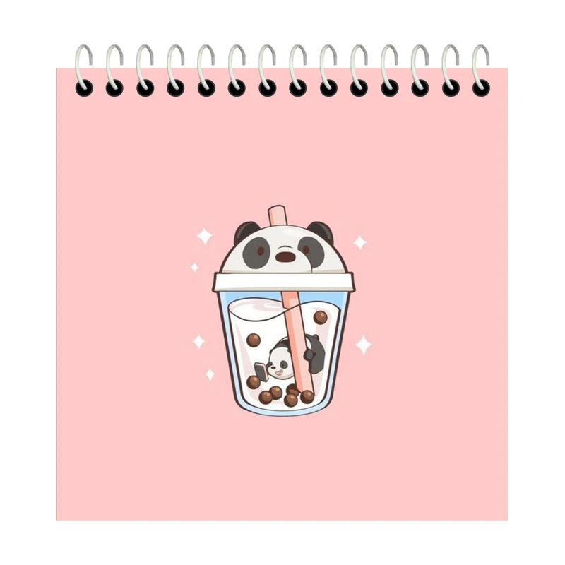 دفترچه یادداشت 50 برگ آلبالو مدل پاندا فانتزی کد 4082