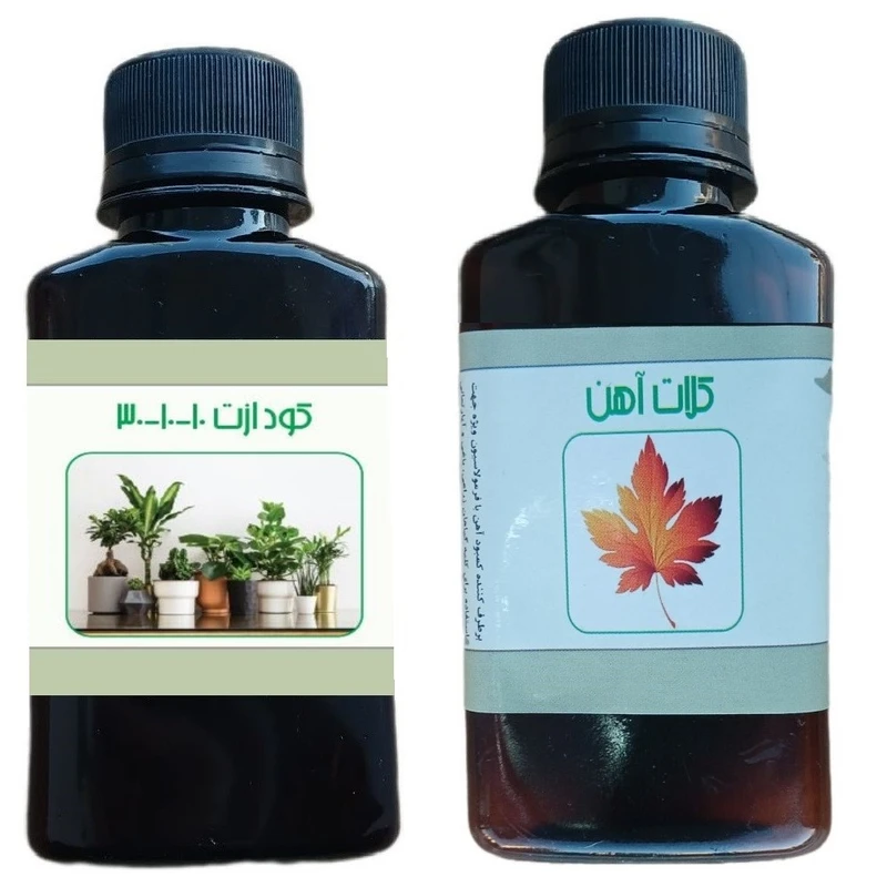 کود مایع ازت 10-10-30 و کلات آهن مدل life - D حجم 110 میلی لیتر بسته 2 عددی