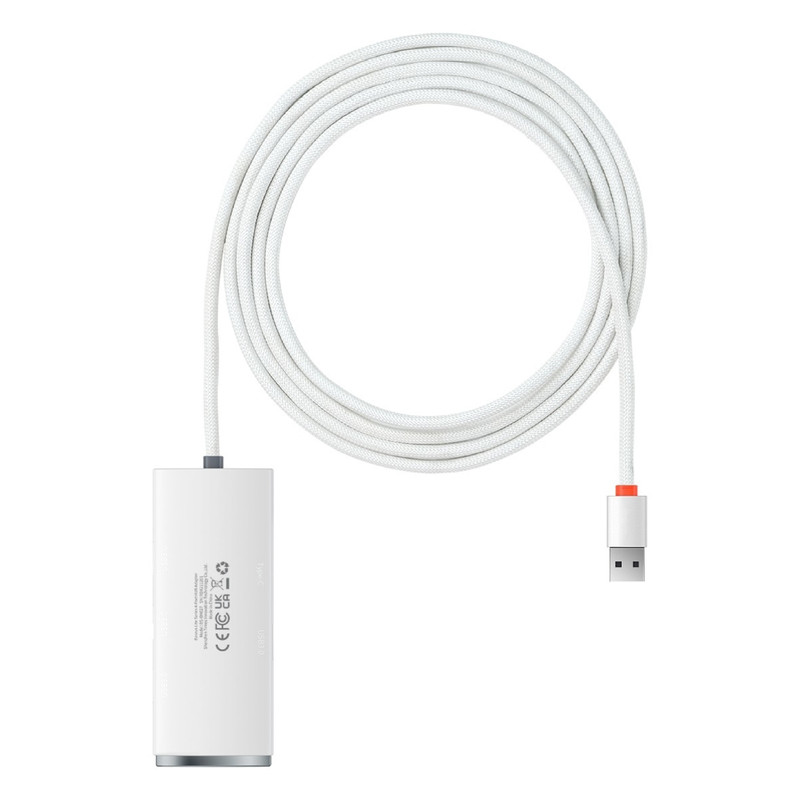 هاب 4 پورت usb3 باسئوس مدل Lite Series -WKQX030201  2M