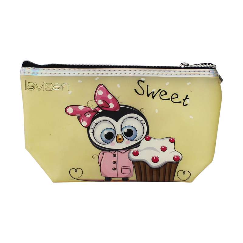 کیف لوازم آرایش لاویسان طرح جغد مدل 425-04