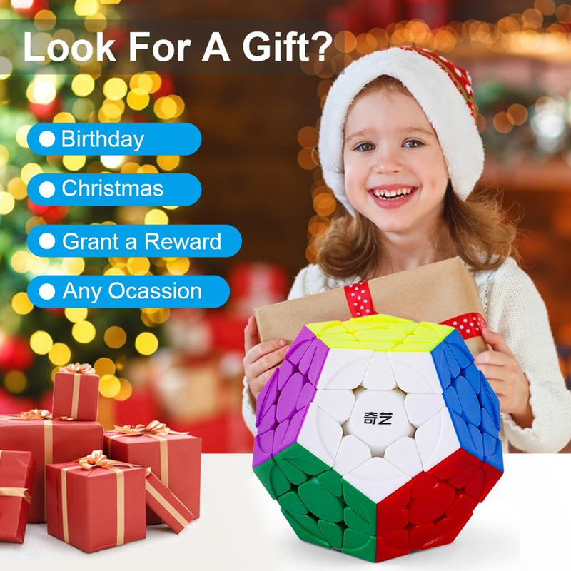 مکعب روبیک چی ای مدل مگامینکس کای وای کایهنگ اس 2 3×3 QY Megaminx QiHeng S2 در ارزانترین فروشگاه اینترنتی ایران ارزان