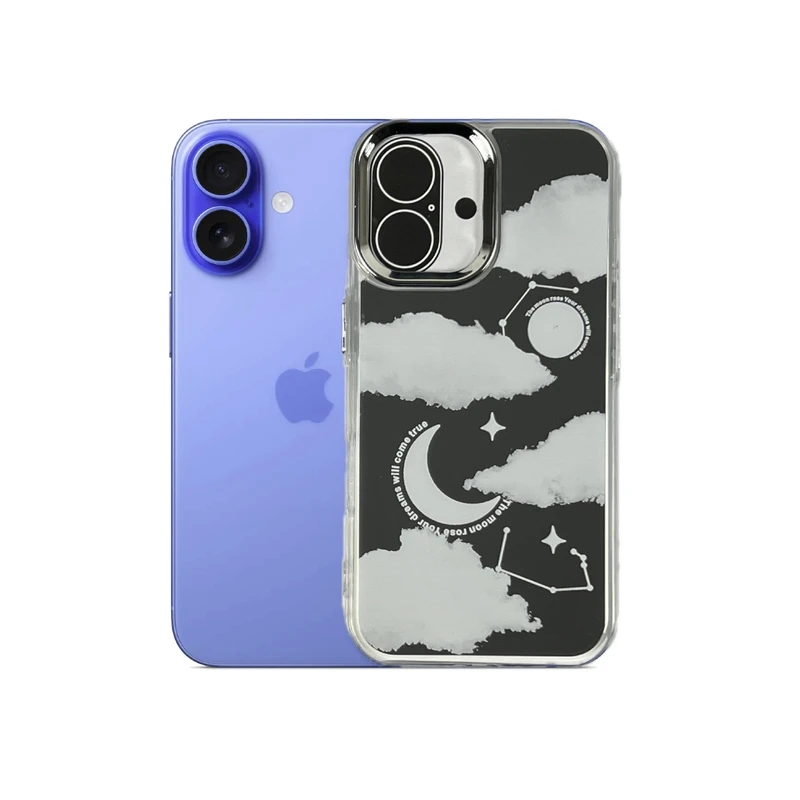 کاور طرح کهکشان آیینه ای مناسب برای گوشی موبایل اپل iphone 16