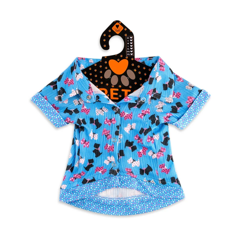 پیراهن سگ نر تادو طرح اندونزی کد  AN105 سایز XS