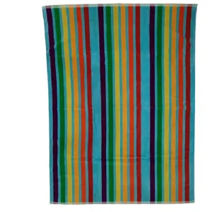 حوله حمام مدل راه راه سایز 95x160 سانتی متر