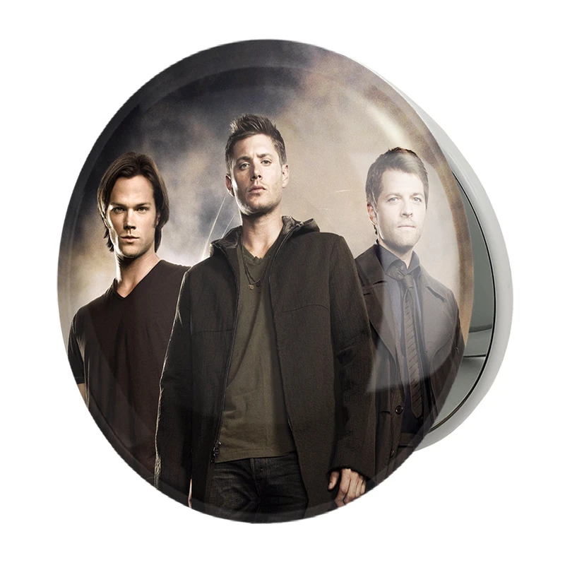آینه جیبی خندالو طرح سریال سوپرنچرال Supernatural مدل تاشو کد 24534 