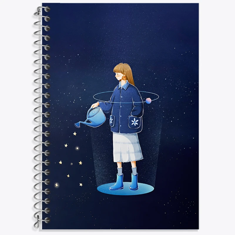 دفتر نت موسیقی 50 برگ خندالو طرح دخترانه کد F6429