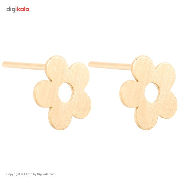 گوشواره طلا 18 عیار رزا مدل EG34