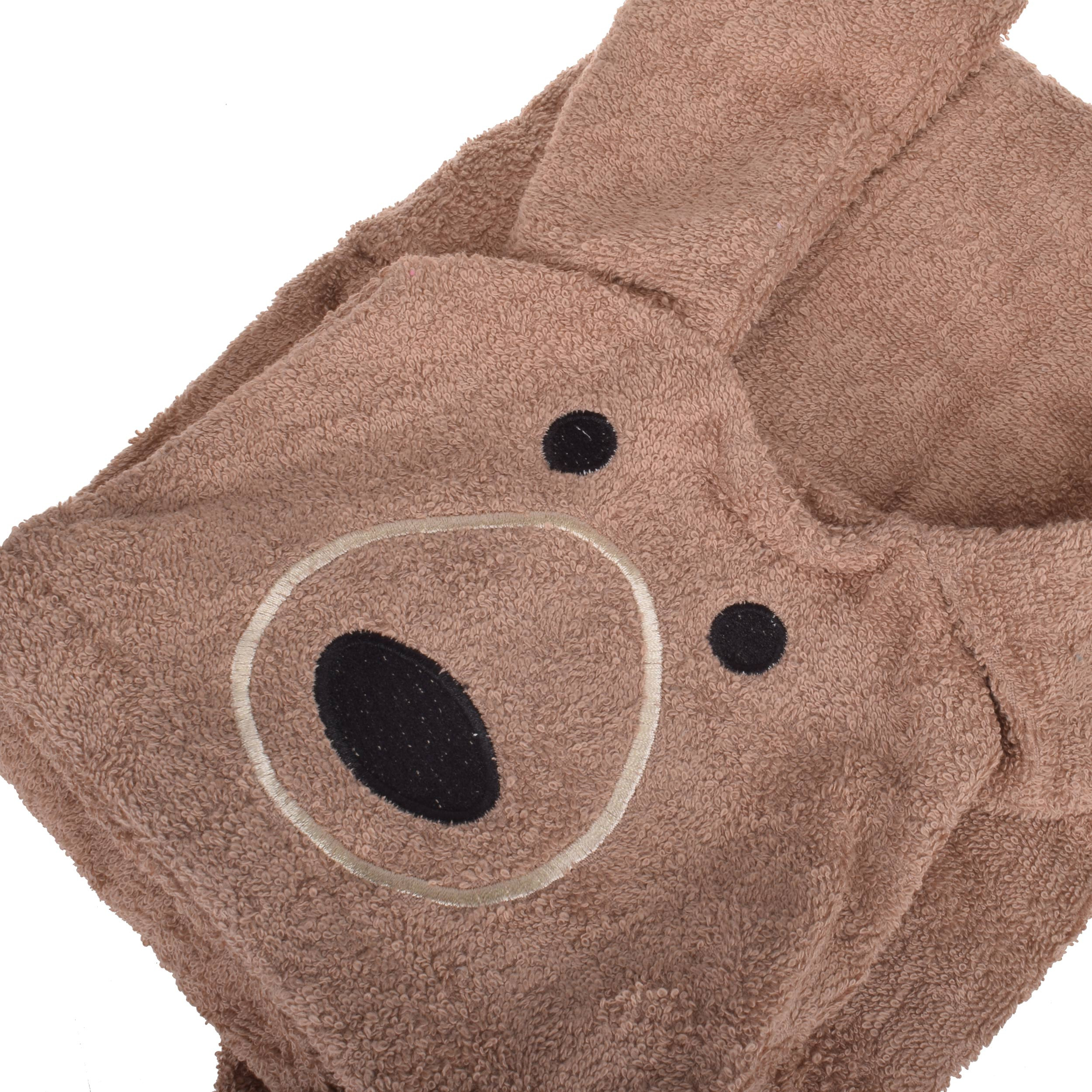 حوله پالتویی کودک کاردینال طرح سگ سایز 73x40 سانتی متر