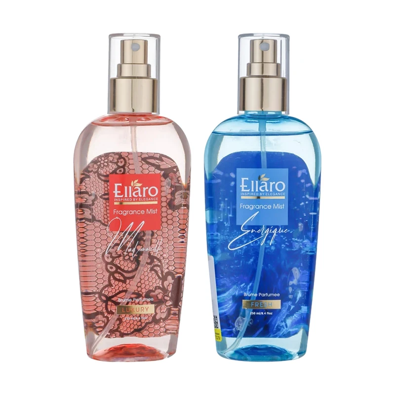 بادی اسپلش زنانه الارو مدل Madmoiselle - Energique حجم 250 میلی‌لیتر مجموعه دو عددی